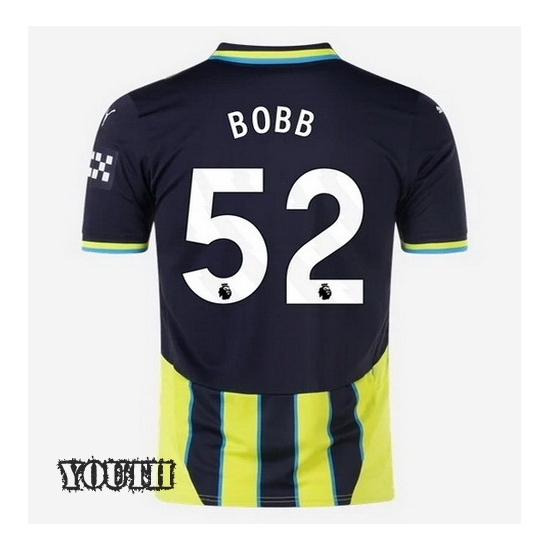 2024/2025 Oscar Bobb #52 Away Youth Soccer Jersey