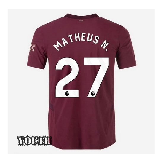 2024/2025 Matheus Nunes #27 Third Youth Soccer Jersey - Click Image to Close