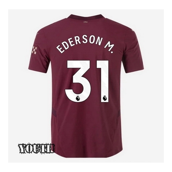 2024/2025 Ederson #31 Third Youth Soccer Jersey