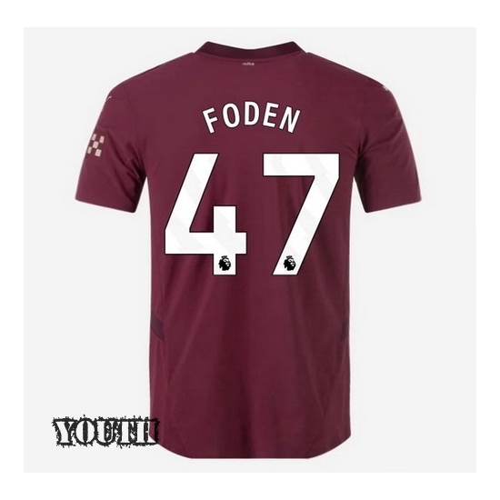 2024/2025 Phil Foden #47 Third Youth Soccer Jersey