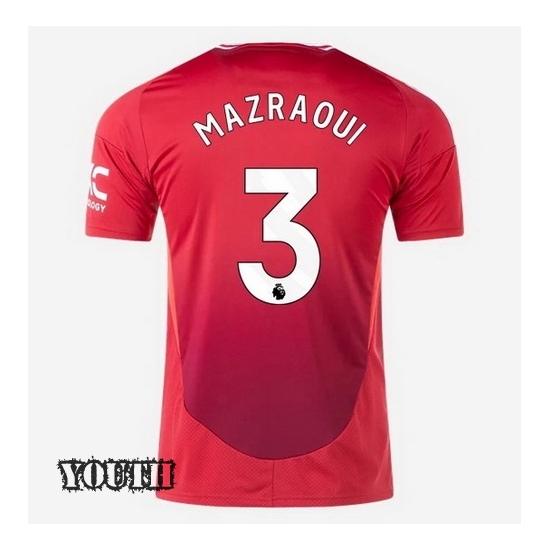 2024/2025 Noussair Mazraoui #3 Home Youth Soccer Jersey - Click Image to Close