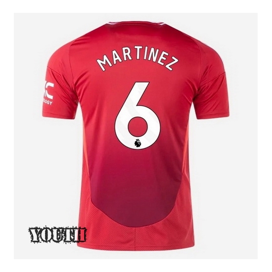 2024/2025 Lisandro Martinez #6 Home Youth Soccer Jersey - Click Image to Close