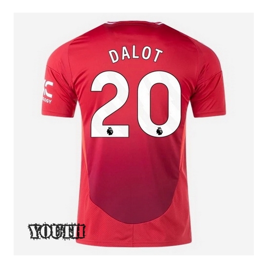 2024/2025 Diogo Dalot #20 Home Youth Soccer Jersey - Click Image to Close