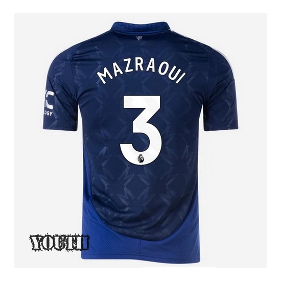 2024/2025 Noussair Mazraoui #3 Away Youth Soccer Jersey - Click Image to Close