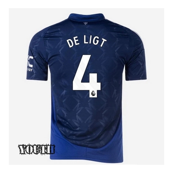 2024/2025 Matthijs de Ligt #4 Away Youth Soccer Jersey