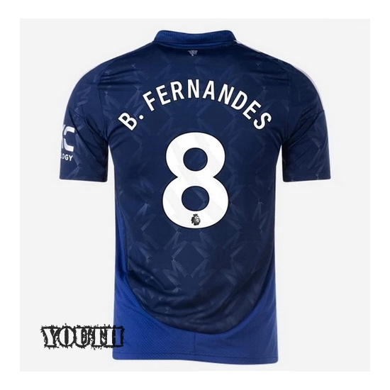 2024/2025 Bruno Fernandes #8 Away Youth Soccer Jersey