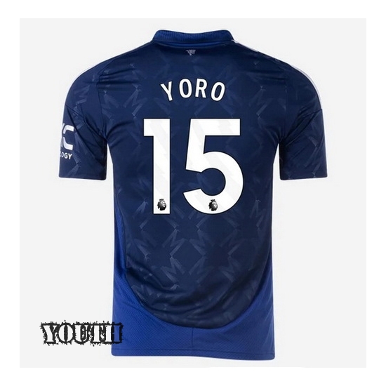 2024/2025 Leny Yoro #15 Away Youth Soccer Jersey - Click Image to Close