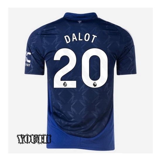 2024/2025 Diogo Dalot #20 Away Youth Soccer Jersey - Click Image to Close