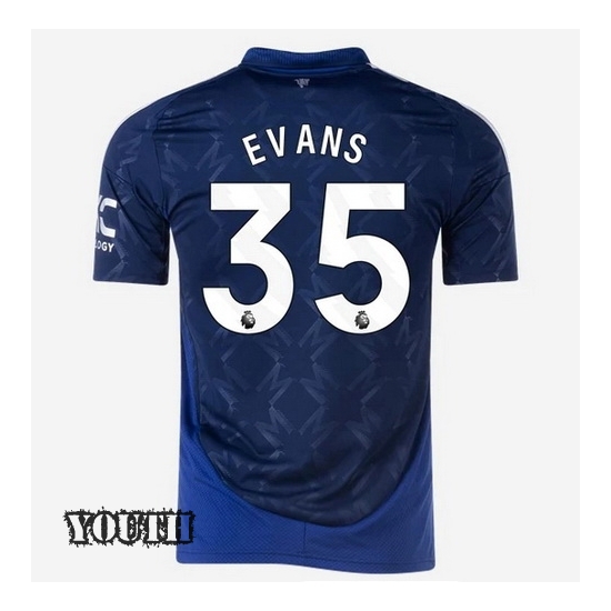 2024/2025 Jonny Evans #35 Away Youth Soccer Jersey