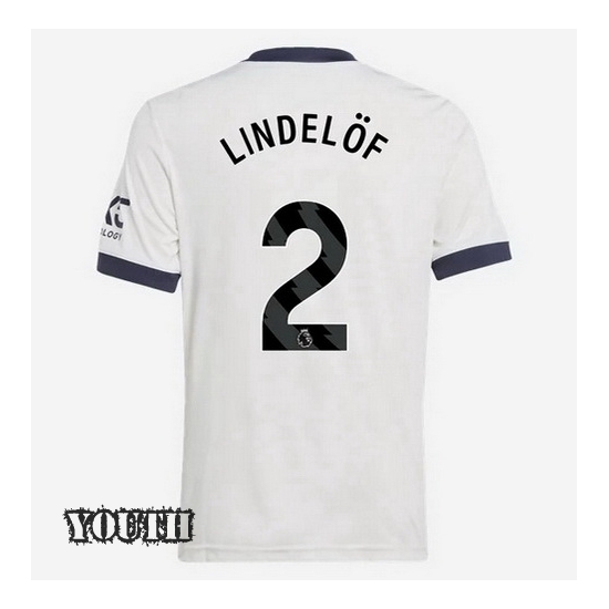 2024/2025 Victor Lindelof #2 Third Youth Soccer Jersey - Click Image to Close