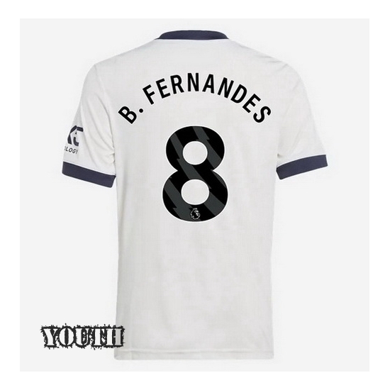 2024/2025 Bruno Fernandes #8 Third Youth Soccer Jersey - Click Image to Close