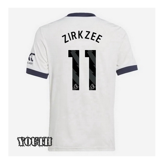 2024/2025 Joshua Zirkzee #11 Third Youth Soccer Jersey - Click Image to Close