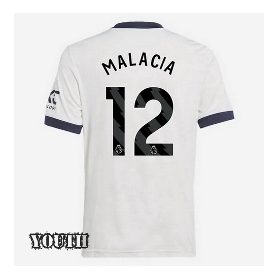 2024/2025 Tyrell Malacia #12 Third Youth Soccer Jersey - Click Image to Close