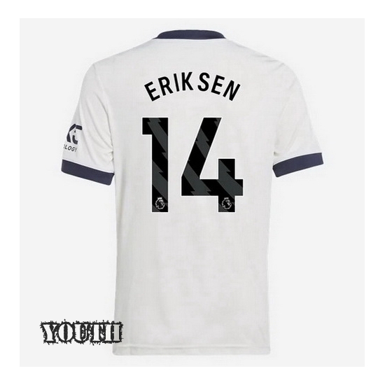 2024/2025 Christian Eriksen #14 Third Youth Soccer Jersey - Click Image to Close