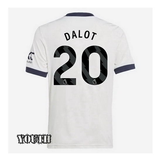 2024/2025 Diogo Dalot #20 Third Youth Soccer Jersey