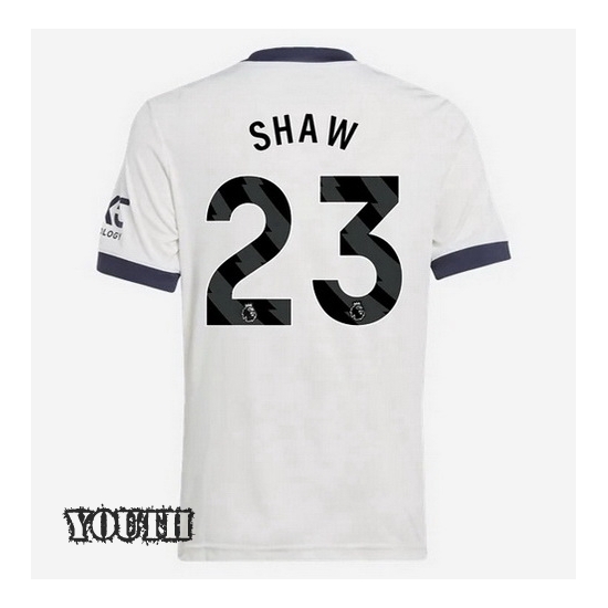 2024/2025 Luke Shaw #23 Third Youth Soccer Jersey - Click Image to Close