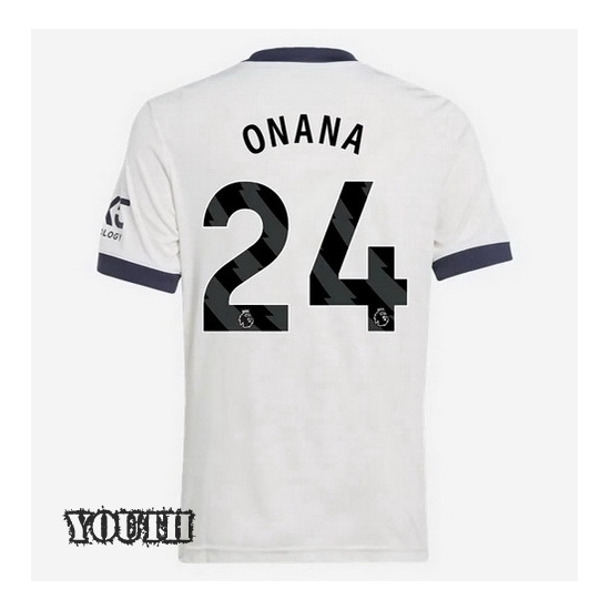 2024/2025 Andre Onana #24 Third Youth Soccer Jersey - Click Image to Close