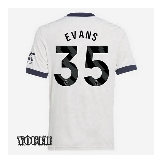 2024/2025 Jonny Evans #35 Third Youth Soccer Jersey - Click Image to Close