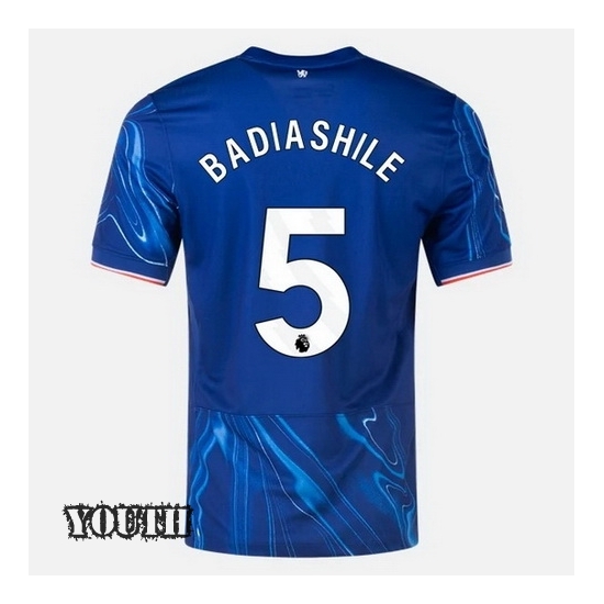 2024/2025 Benoit Badiashile #5 Home Youth Soccer Jersey - Click Image to Close