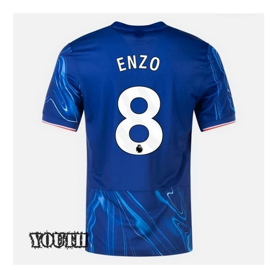 2024/2025 Enzo Fernandez #8 Home Youth Soccer Jersey - Click Image to Close