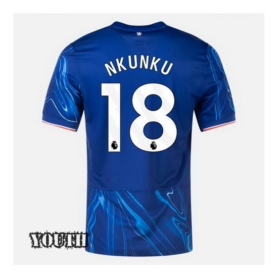 2024/2025 Christopher Nkunku #18 Home Youth Soccer Jersey - Click Image to Close