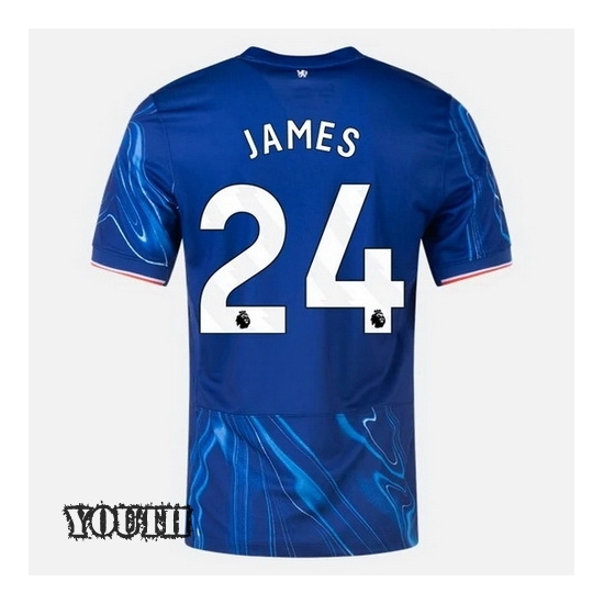 2024/2025 Reece James #24 Home Youth Soccer Jersey - Click Image to Close