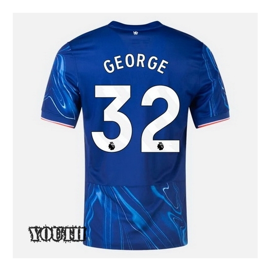 2024/2025 Tyrique George #32 Home Youth Soccer Jersey