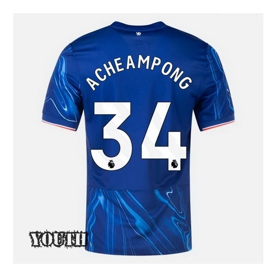 2024/2025 Josh Acheampong #34 Home Youth Soccer Jersey