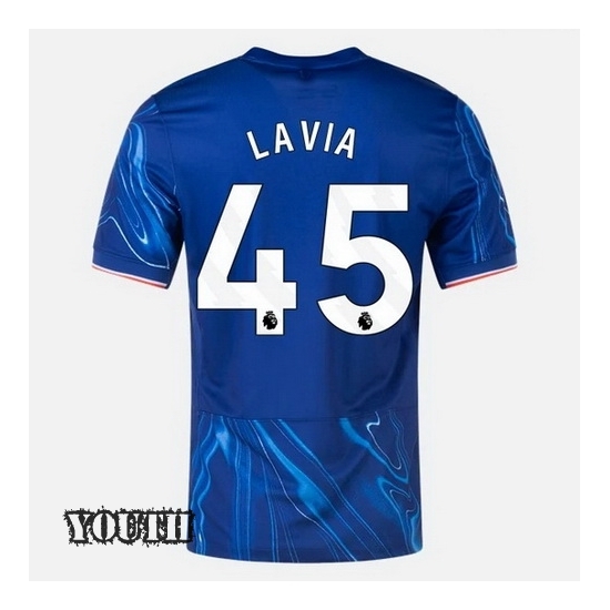 2024/2025 Romeo Lavia #45 Home Youth Soccer Jersey - Click Image to Close