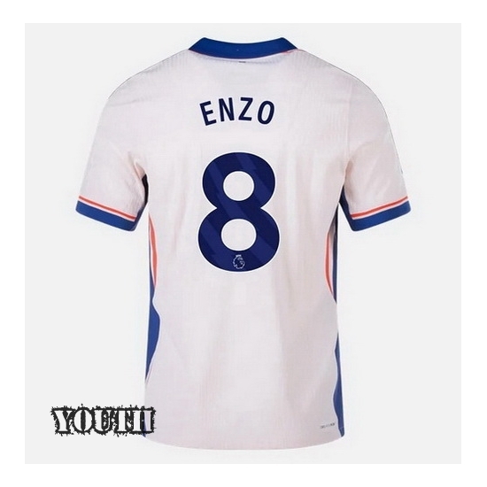 2024/2025 Enzo Fernandez #8 Away Youth Soccer Jersey