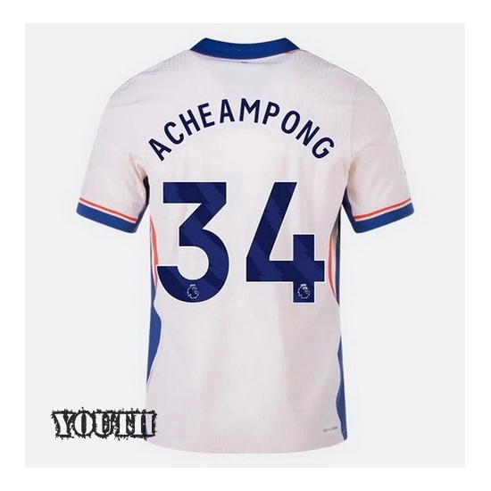 2024/2025 Josh Acheampong #34 Away Youth Soccer Jersey