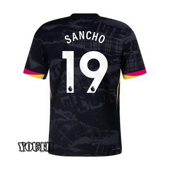 2024/2025 Jadon Sancho #19 Third Youth Soccer Jersey - Click Image to Close