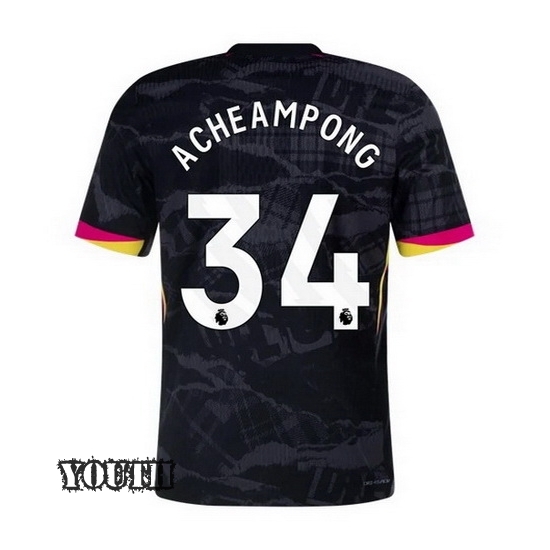 2024/2025 Josh Acheampong #34 Third Youth Soccer Jersey - Click Image to Close