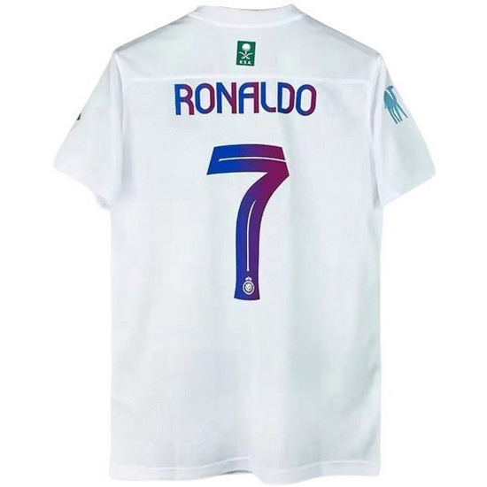 Cristiano Ronaldo #7 White 23/24 Men's Soccer Jersey - Click Image to Close