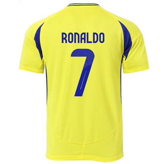 Cristiano Ronaldo #7 Yellow 24/25 Men's Soccer Jersey