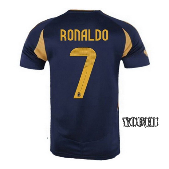 Cristiano Ronaldo #7 Away 24/25 Youth Soccer Jersey