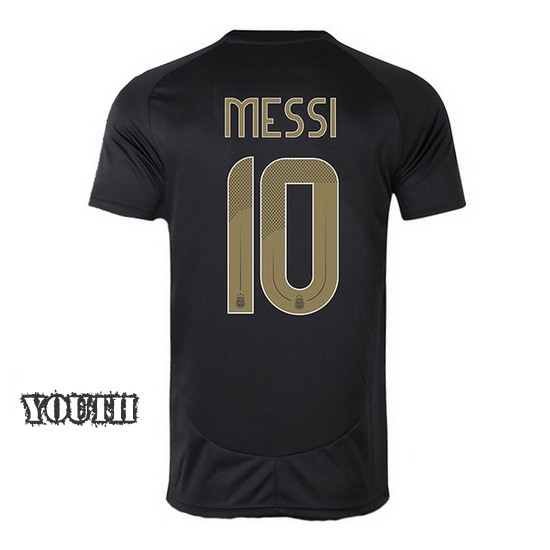 Lionel Messi 2024-25 Black #10 Kids Training Jersey - Click Image to Close