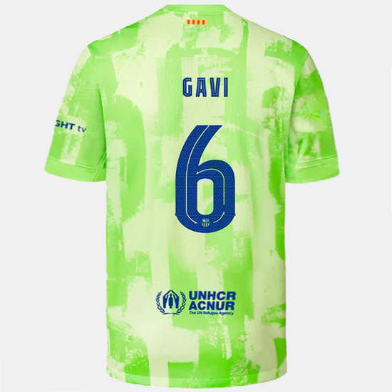 24/25 Gavi #6 Third Men's Soccer Jersey - Click Image to Close