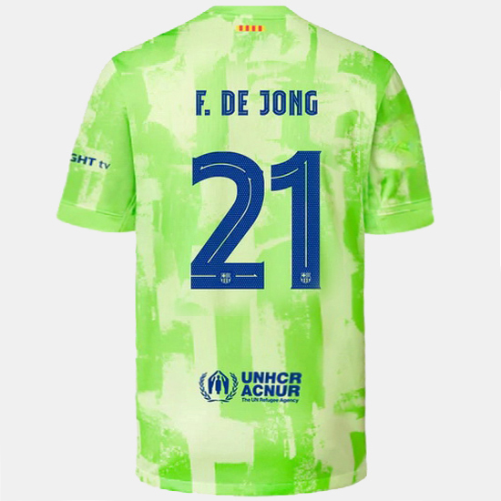 24/25 Frenkie de Jong #21 Third Men's Soccer Jersey - Click Image to Close