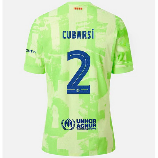 24/25 Pau Cubarsi #2 Third Women's Soccer Jersey - Click Image to Close