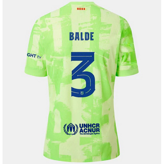 24/25 Alejandro Balde #3 Third Women's Soccer Jersey