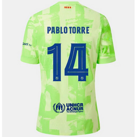 24/25 Pablo Torre #14 Third Women's Soccer Jersey - Click Image to Close