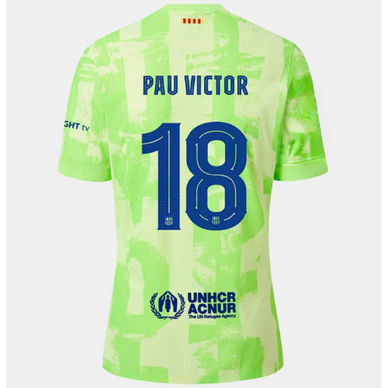 24/25 Pau Victor #18 Third Women's Soccer Jersey - Click Image to Close