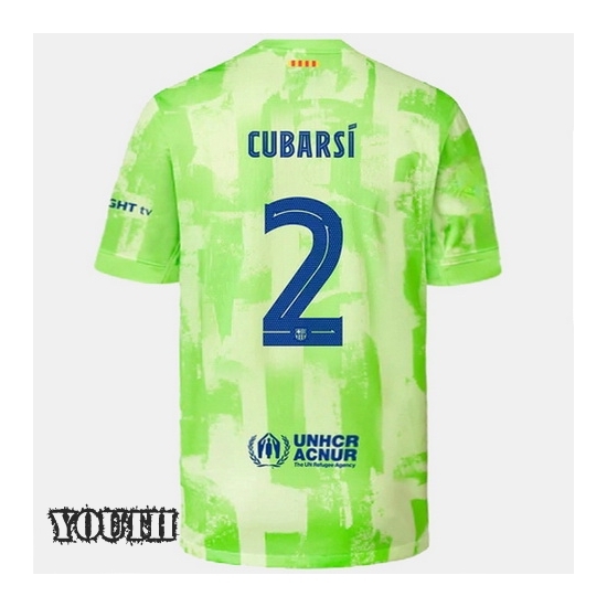 24/25 Pau Cubarsi #2 Third Youth Soccer Jersey