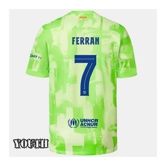 24/25 Ferran Torres #7 Third Youth Soccer Jersey