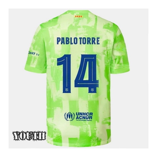 24/25 Pablo Torre #14 Third Youth Soccer Jersey - Click Image to Close