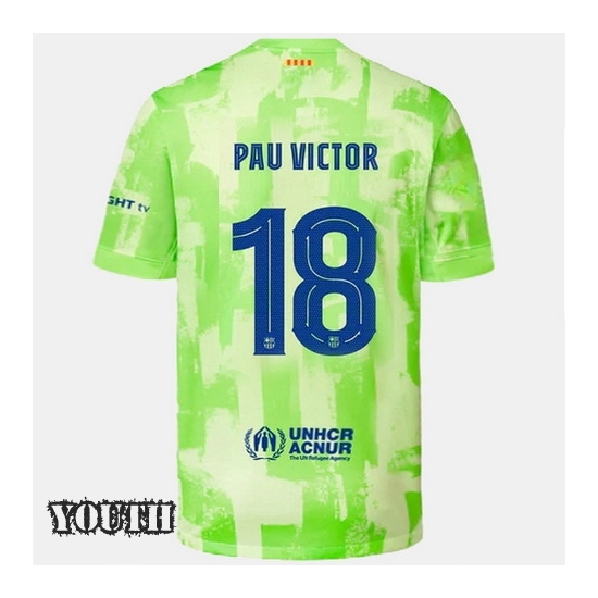 24/25 Pau Victor #18 Third Youth Soccer Jersey - Click Image to Close