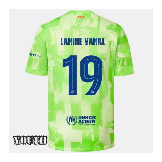 24/25 Lamine Yamal #19 Third Youth Soccer Jersey - Click Image to Close