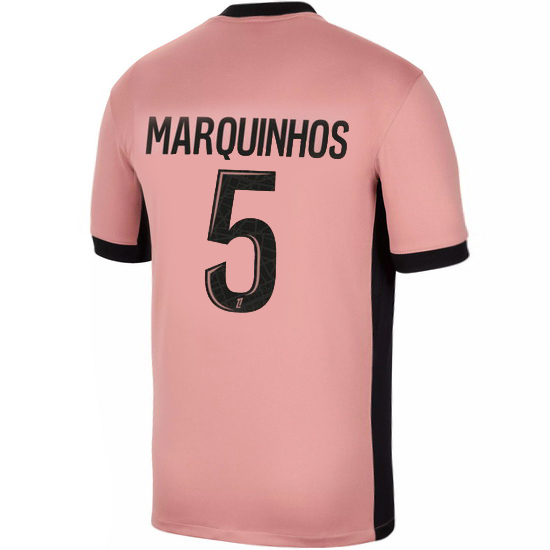 24/25 Marquinhos #5 Third Men's Soccer Jersey - Click Image to Close