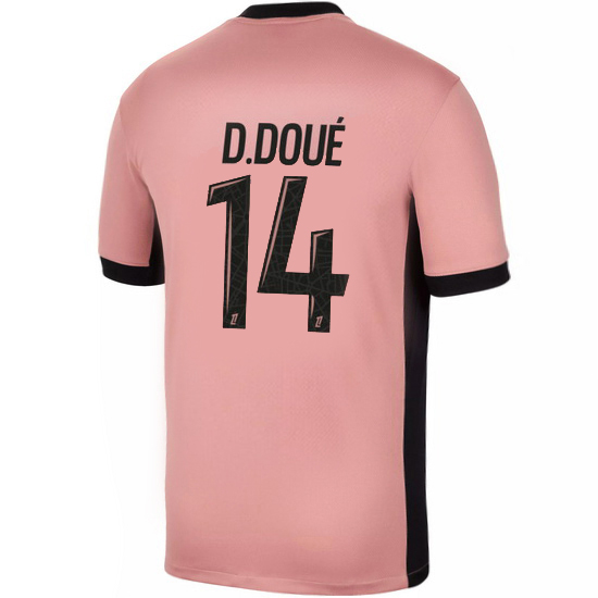 24/25 Desire Doue #14 Third Men's Soccer Jersey - Click Image to Close